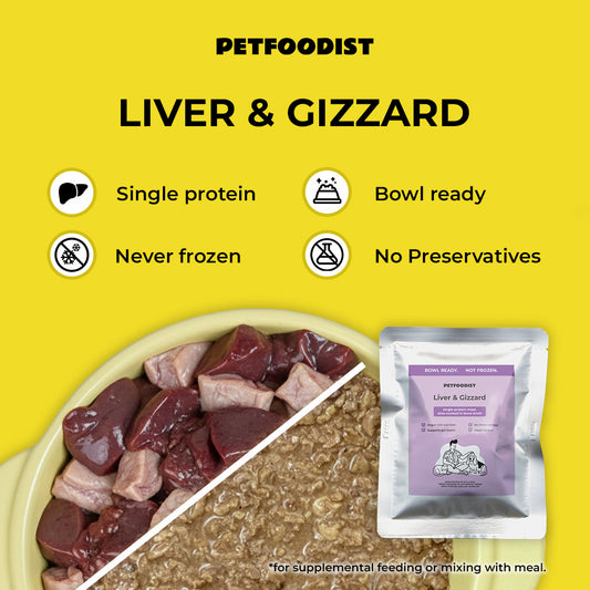 Liver & gizzard 120 gr