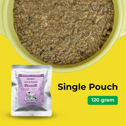 Liver & Gizzard 120 gr