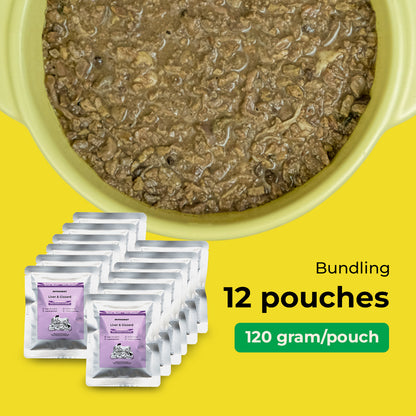 Liver & Gizzard 120 gr